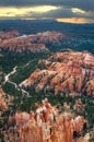 An early morning view from Inspiration Point in Bryce Canyon National Park, Utah.